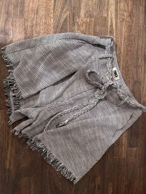 Braided Tie-Waist Knit 100 percent cotton Shorts
